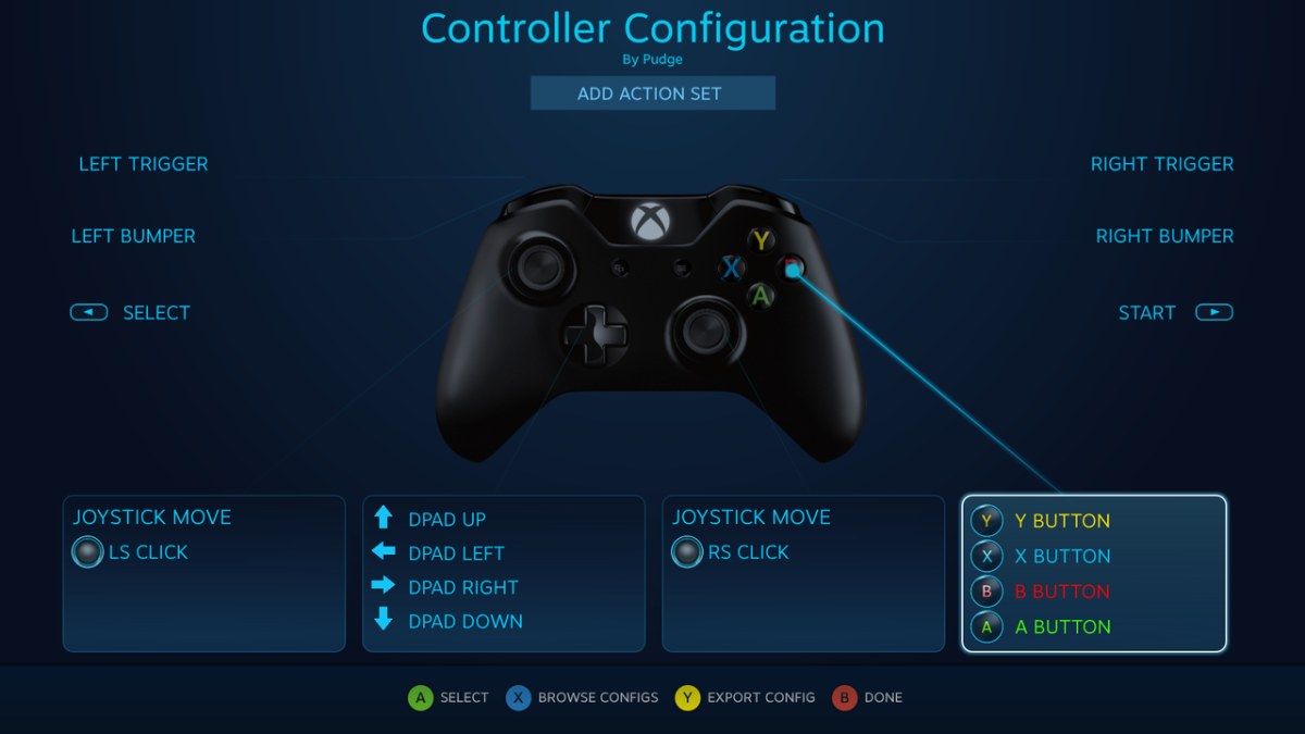 Steam Controller Support Xbox XInput