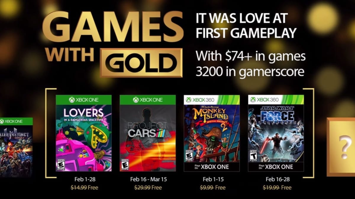 Games with Gold Feb 2016