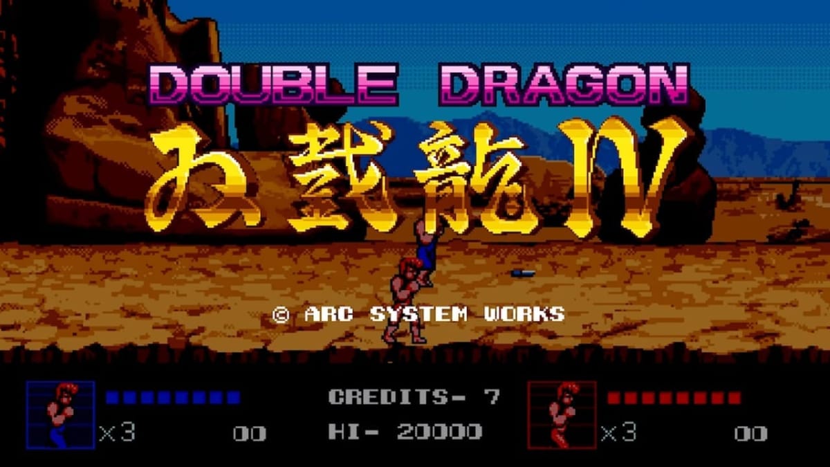 Double Dragon IV Logo