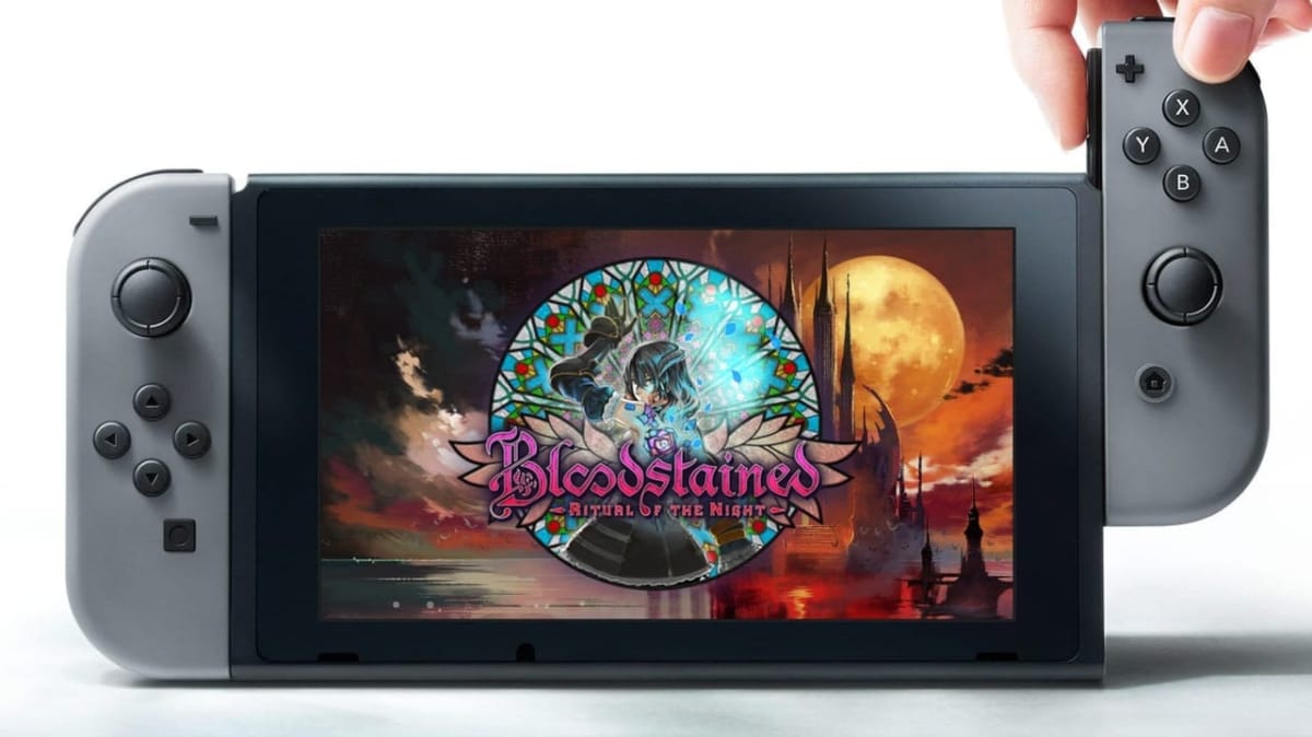 Bloodstained Ritual of the Night Nintendo Switch Mock Up