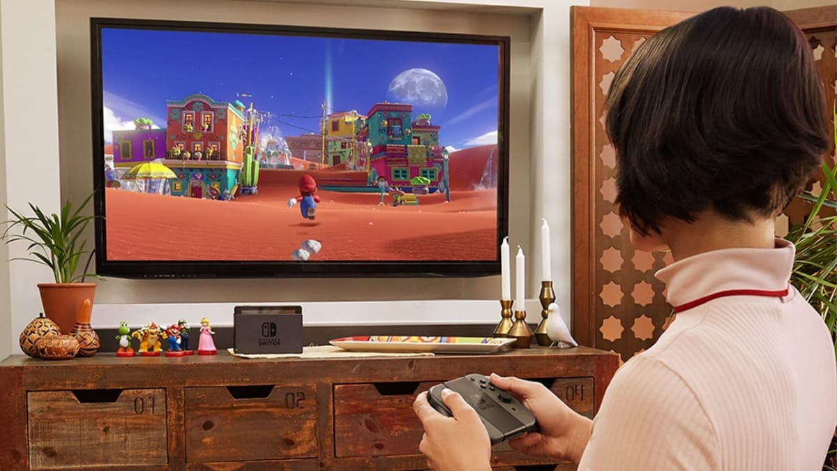 Nintendo Switch Mario Amiibo TV