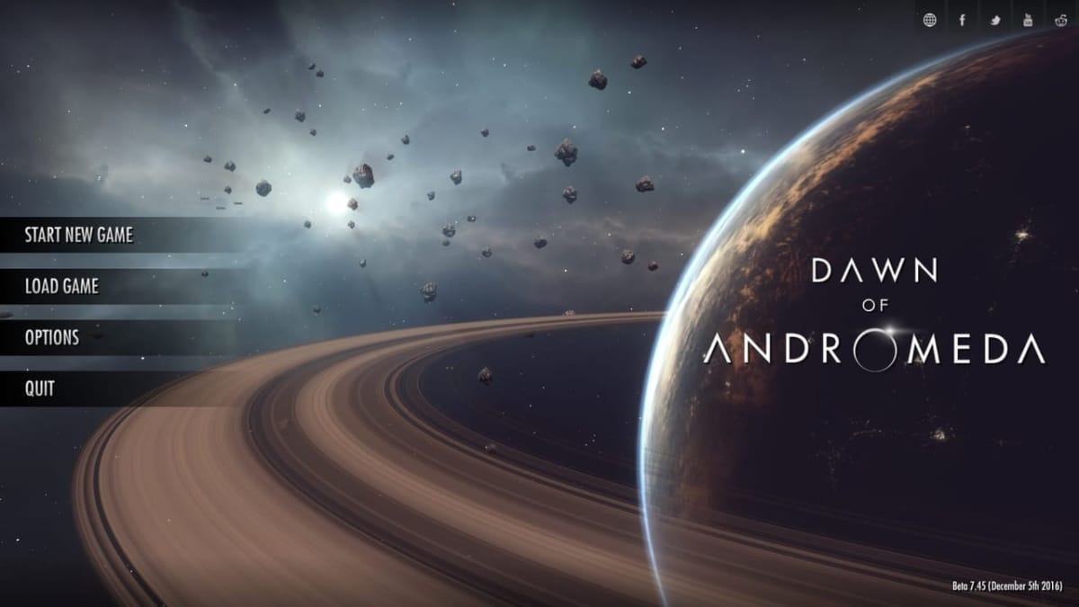 Dawn of Andromeda title