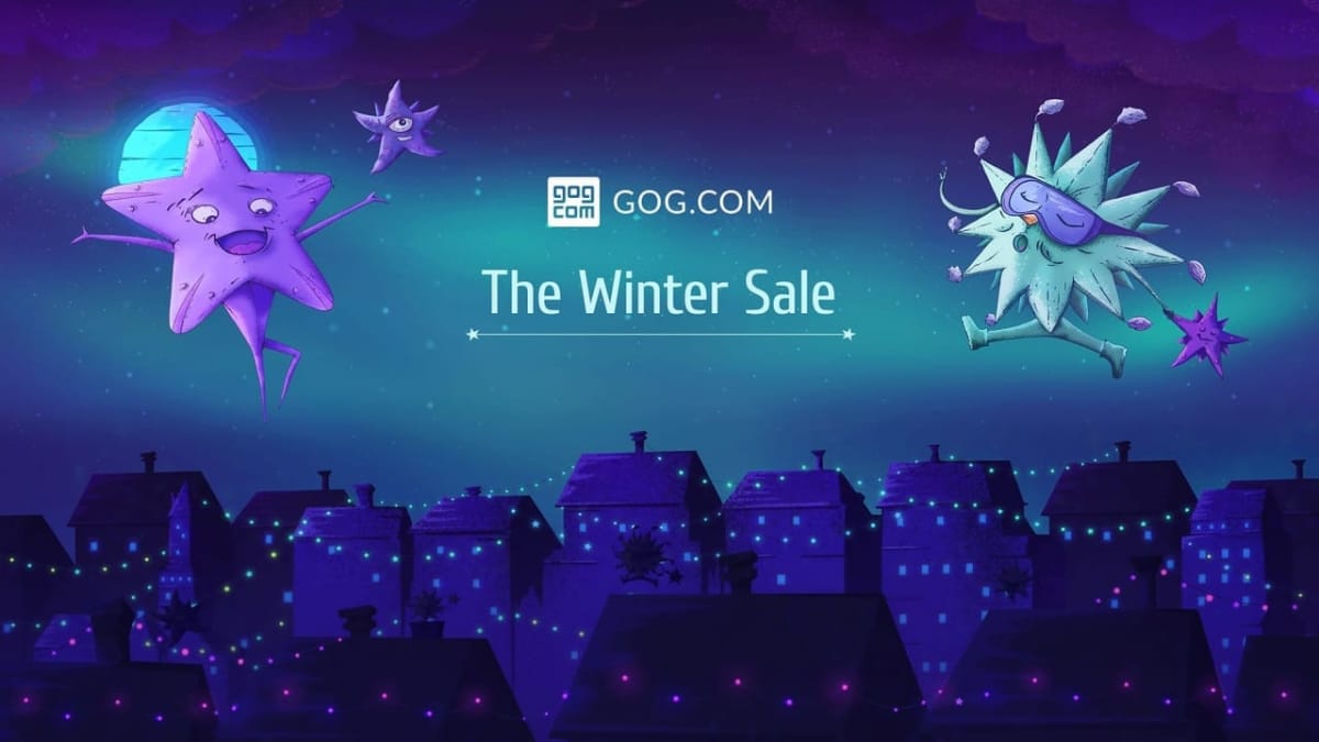 GOG Winter Sale Stars Header