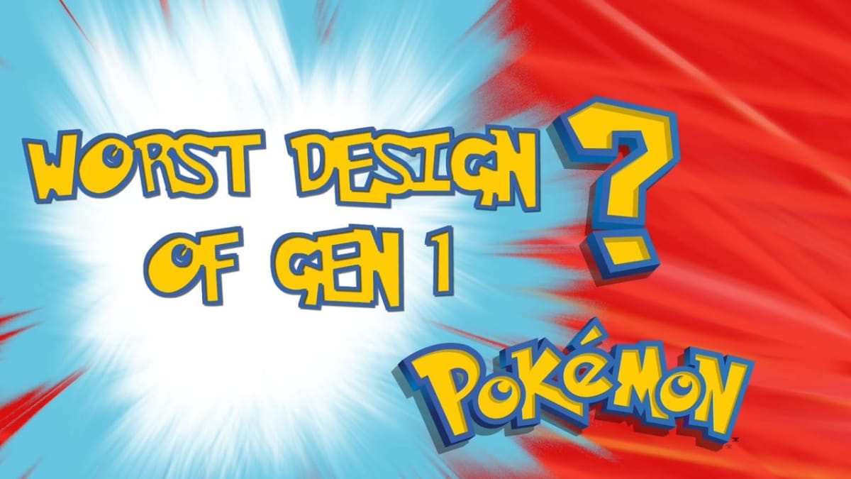 worst pokemon design gen 1