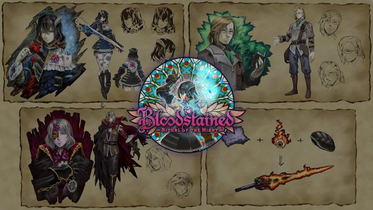 bloodstained ritual of the night concept art combi