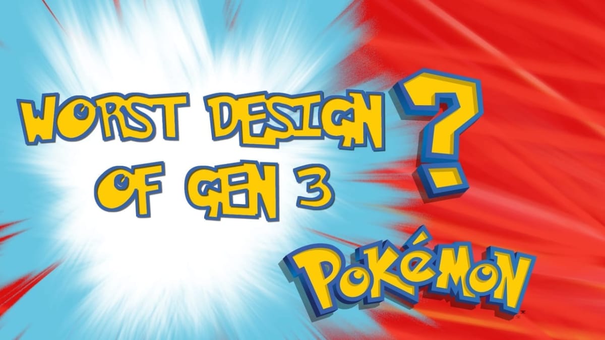worst pokemon design gen 3