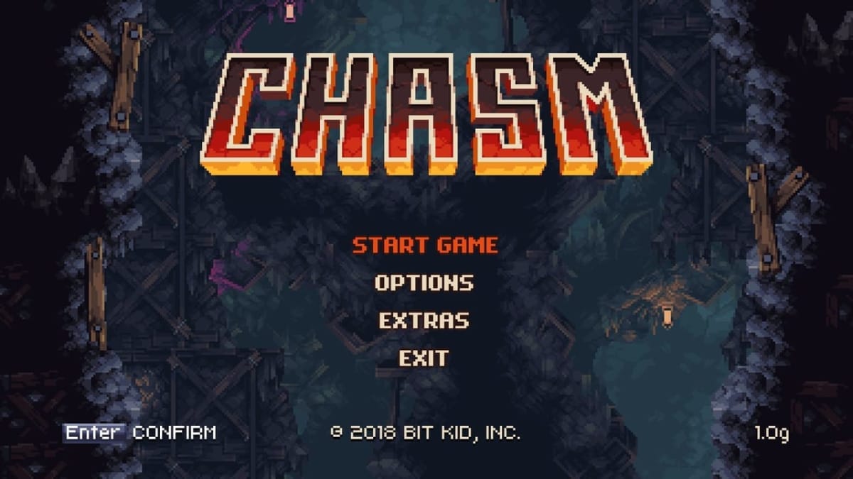 Chasm Title Screen