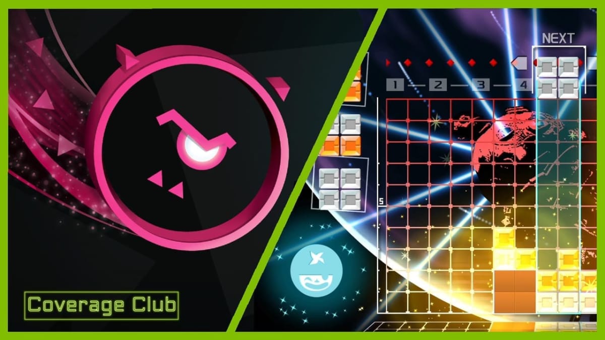 coverage club just shapes lumines remastered header