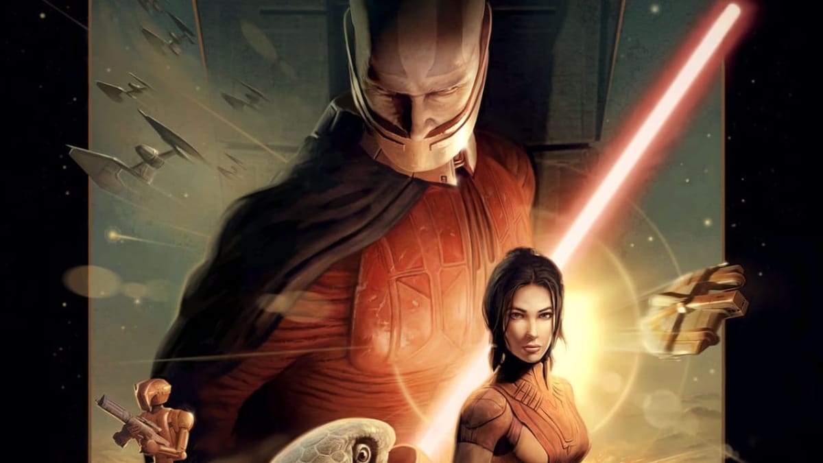 knights of the old republic star wars box art banner