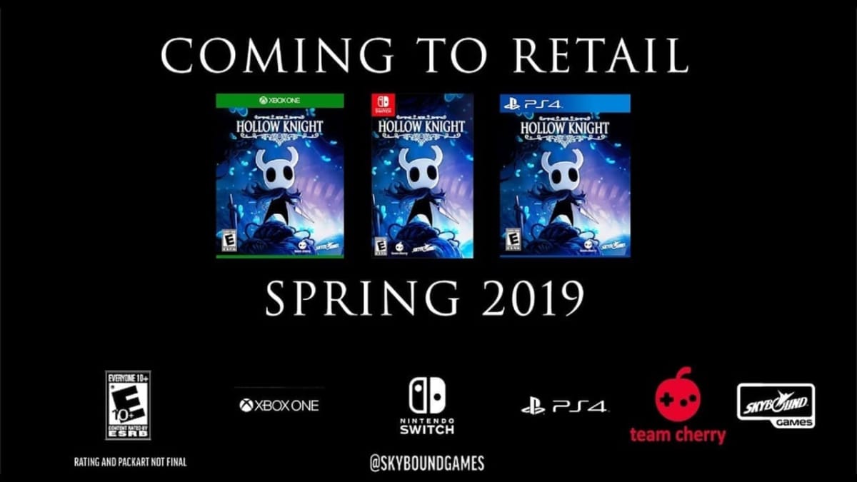 Hollow Knight Gets Physical Release for PS4, Xbox One and Switch -  Fextralife