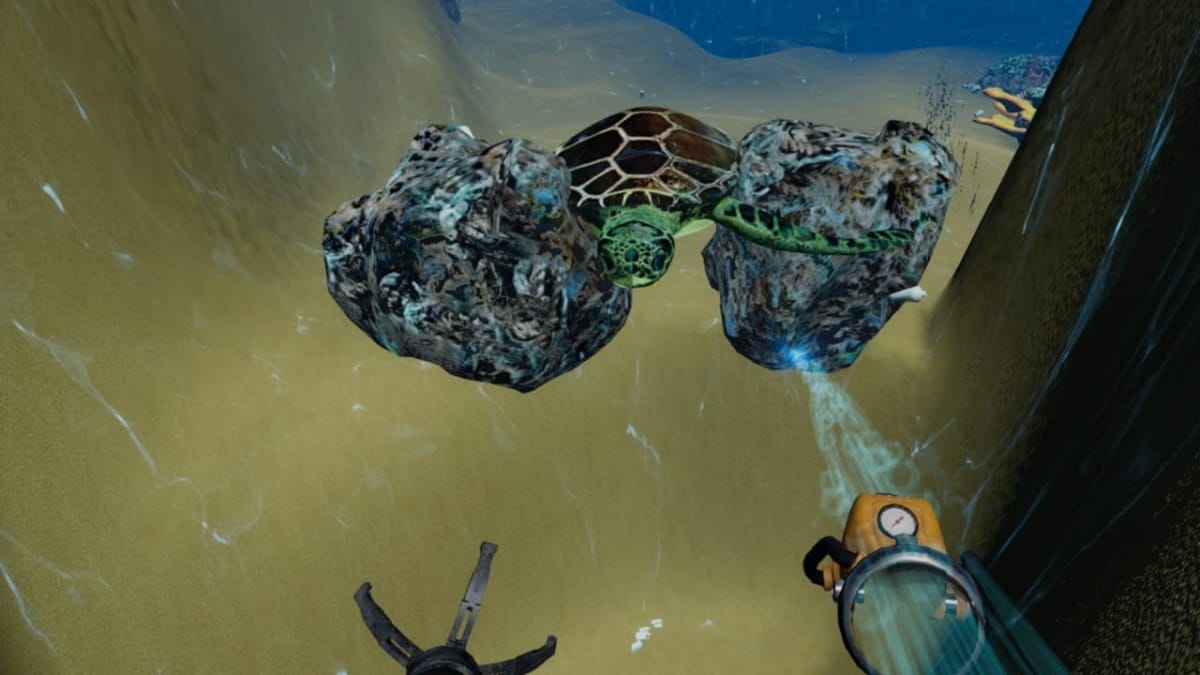 scuba the submersible's ocean odyssey - turtle water cannon
