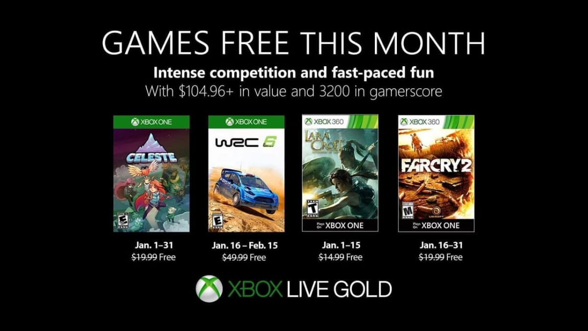 january 2019 games with gold