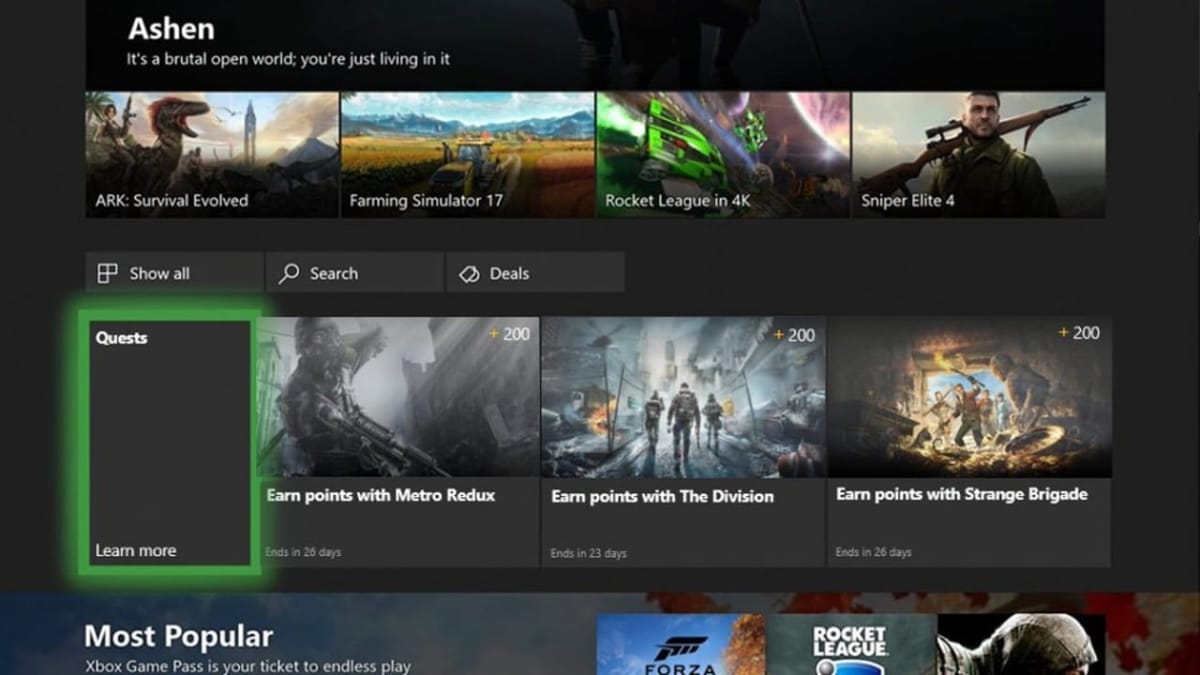 xbox gamepass quests xbox gamepass games leaving