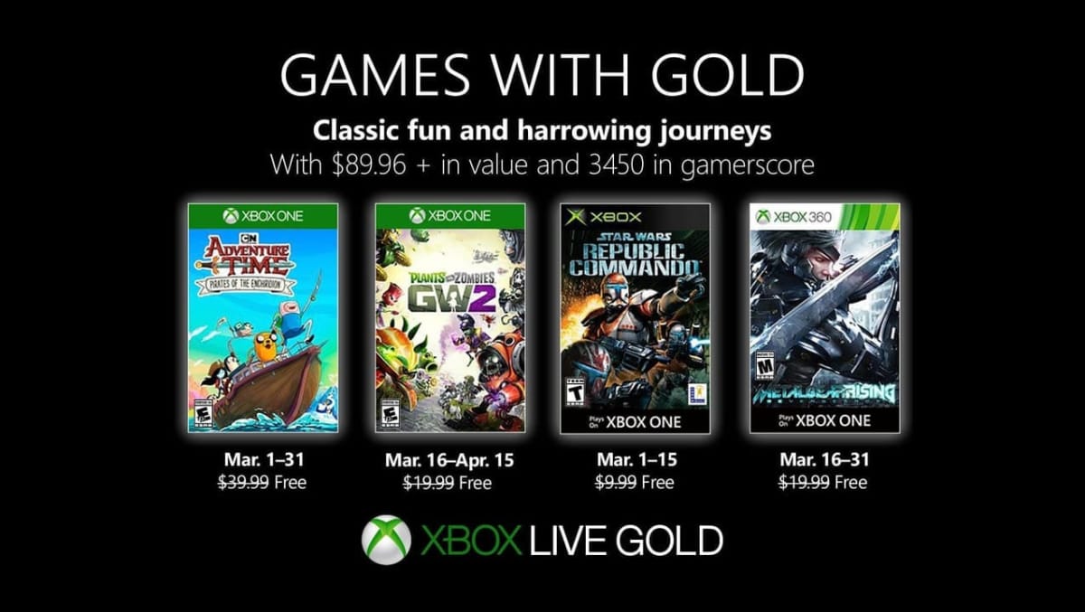 2019-03 xbox games with gold
