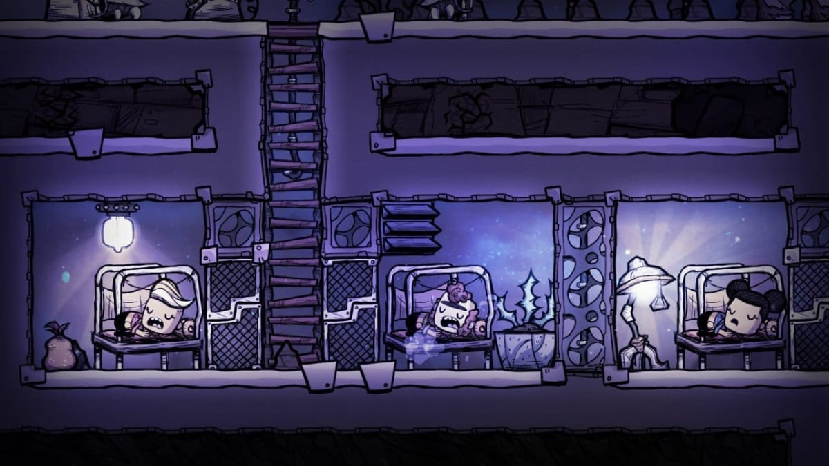 oxygen not included sleeping