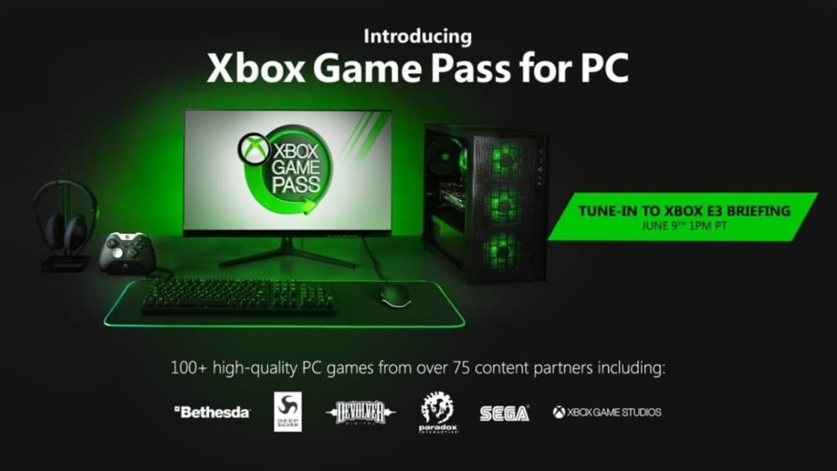 Microsoft Bringing Game Pass and First Party Xbox Titles to PC