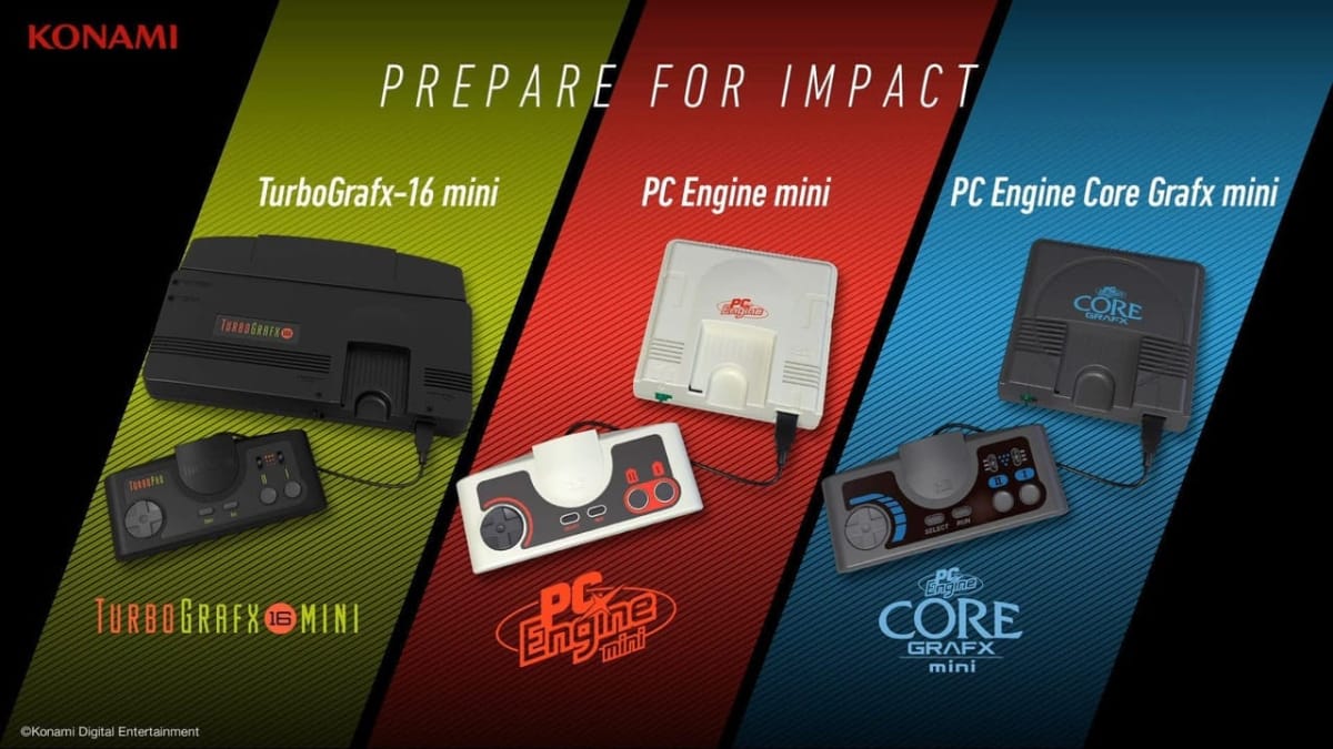 Konami Announces PC Engine Core Grafx Mini
