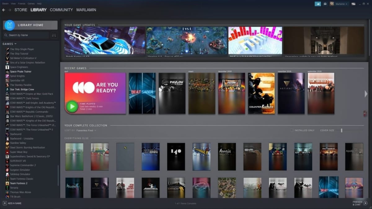 New Steam Client Interface Leaked