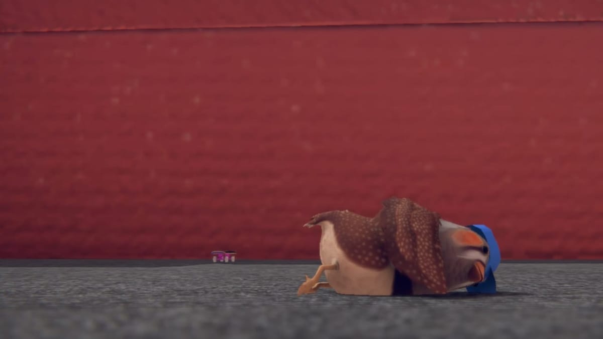 skatebird takin a nap