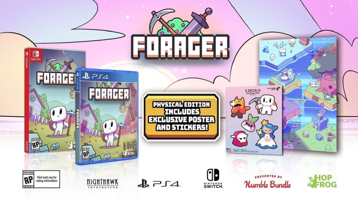 forager physical release date nintendo switch playstation 4 ps4