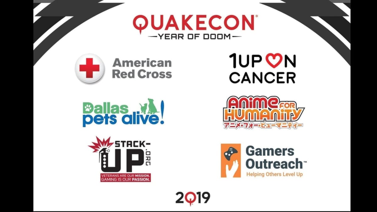 quakecon year of doom charity