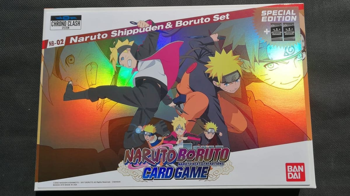 Chrono Clash NB-01 Naruto Boruto Next Generations Card Game Special Edition  Set