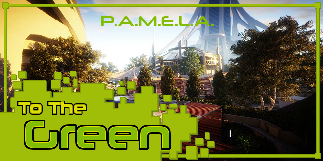 pamela to the green