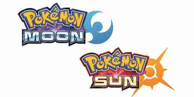 Nintendo Pokemon Sun and Pokemon Moon logos