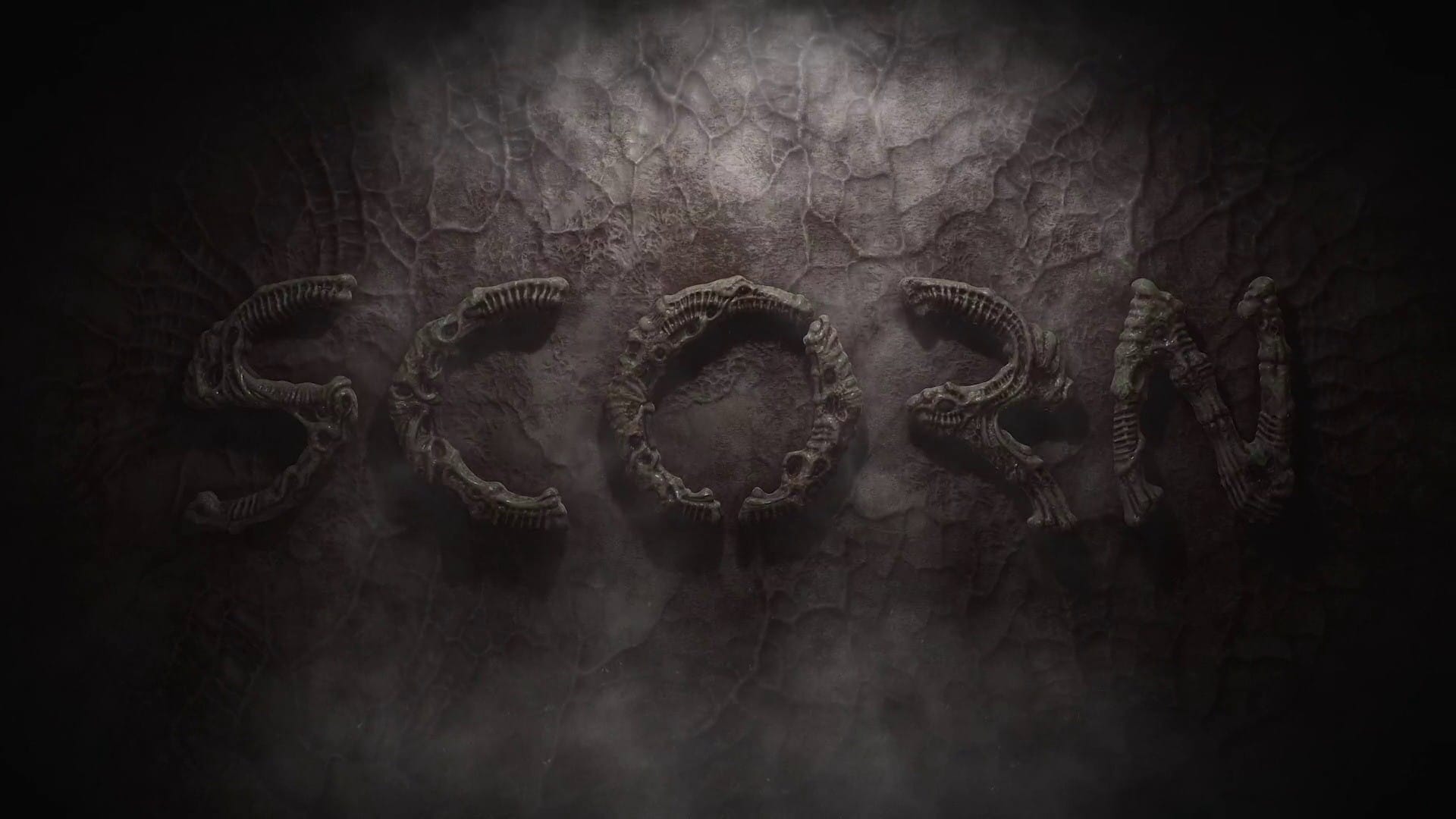 Релизы лета 2021. Scorn (игра) лого.