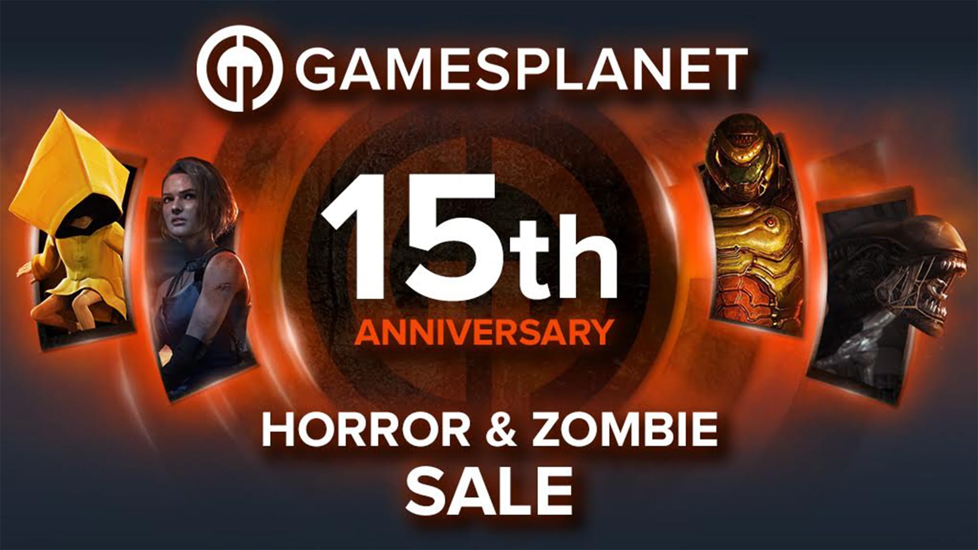 Gamesplanet 15th Anniversary Sale Key Art