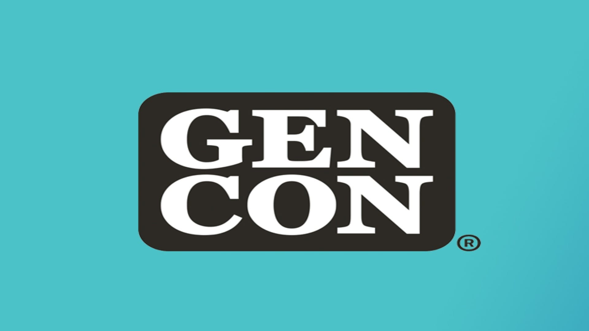 The GenCon Banner on a blue background