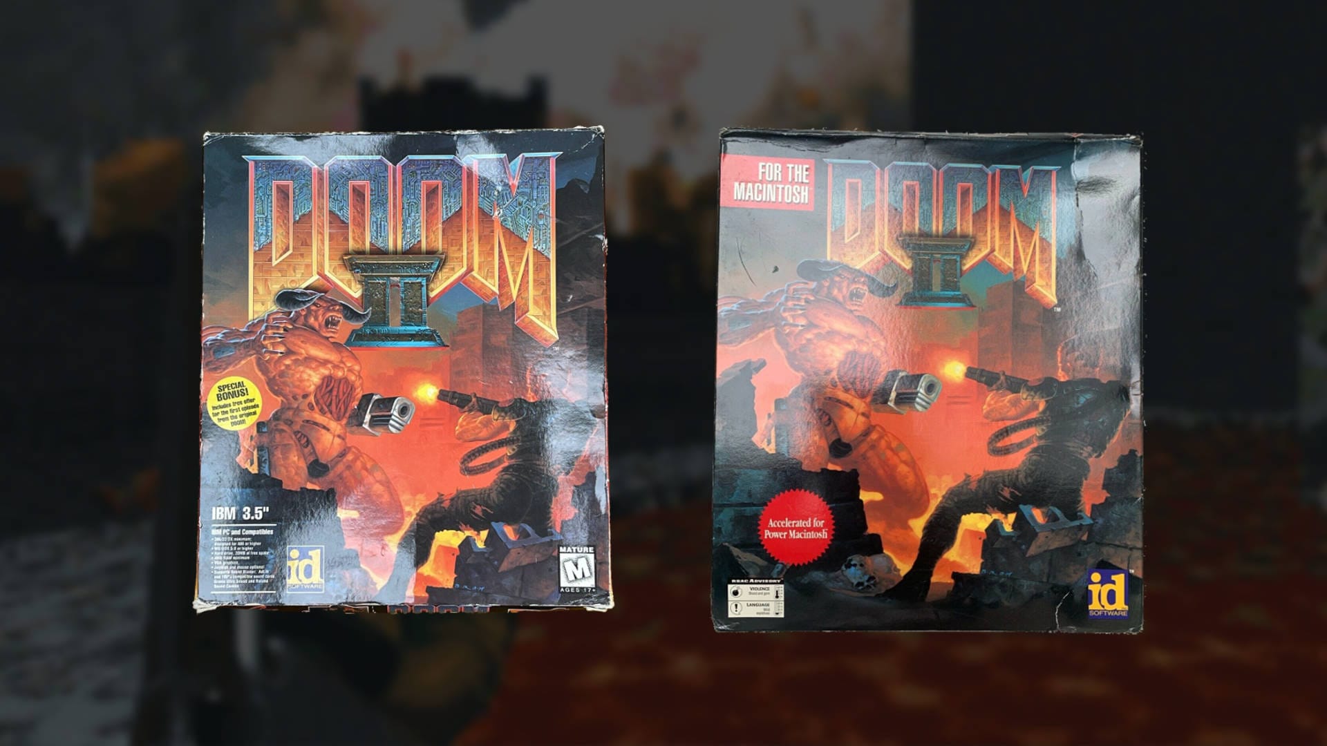 Doom 2 boxed copy auctions John Romero cover