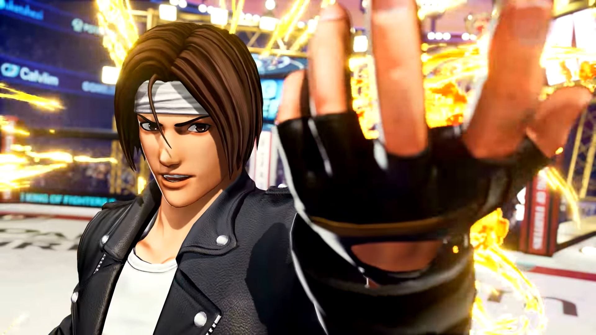 Kyo Kusanagi as he appears in King of Fighters XV