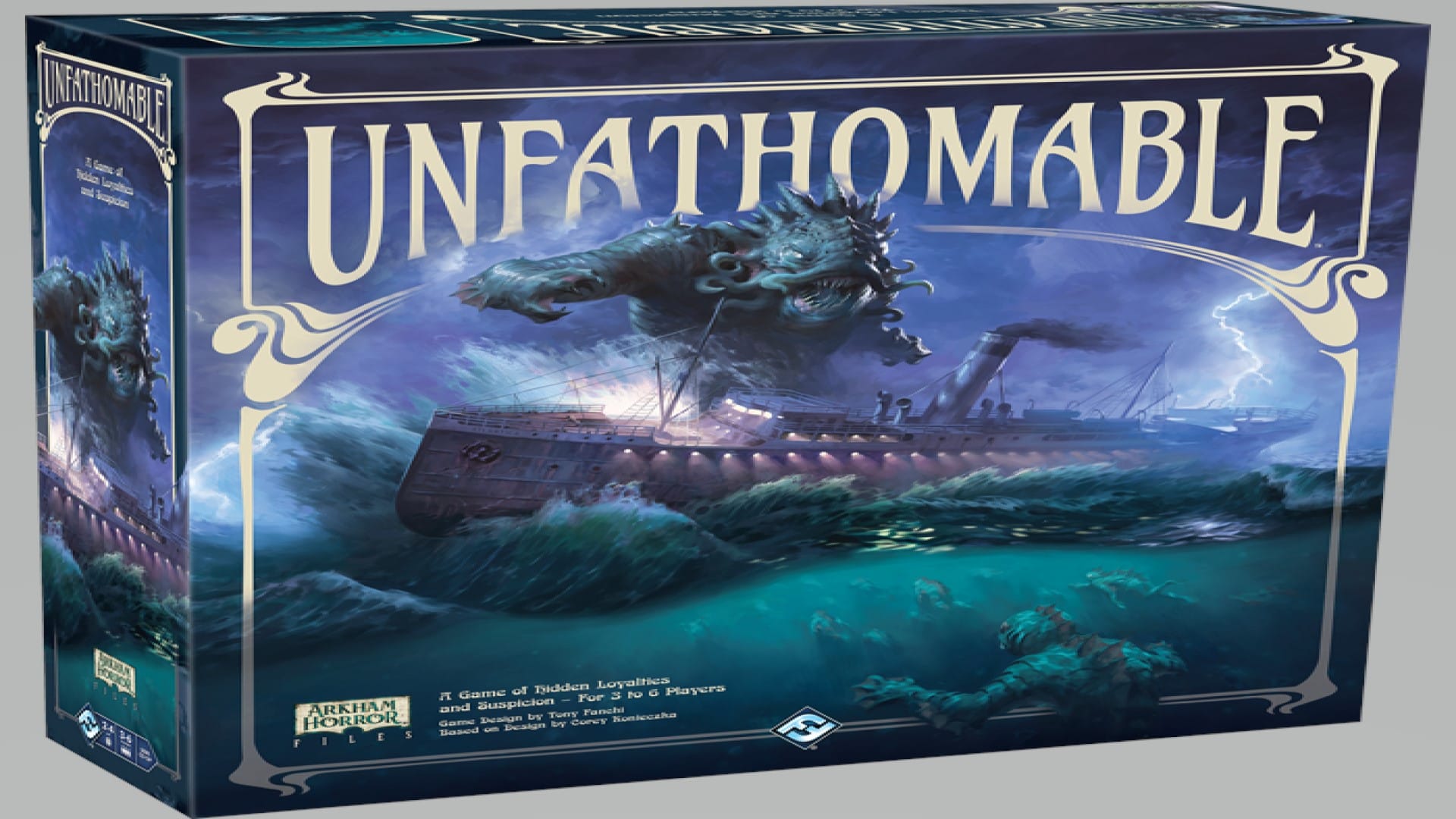 The box art for the game Unfathomable