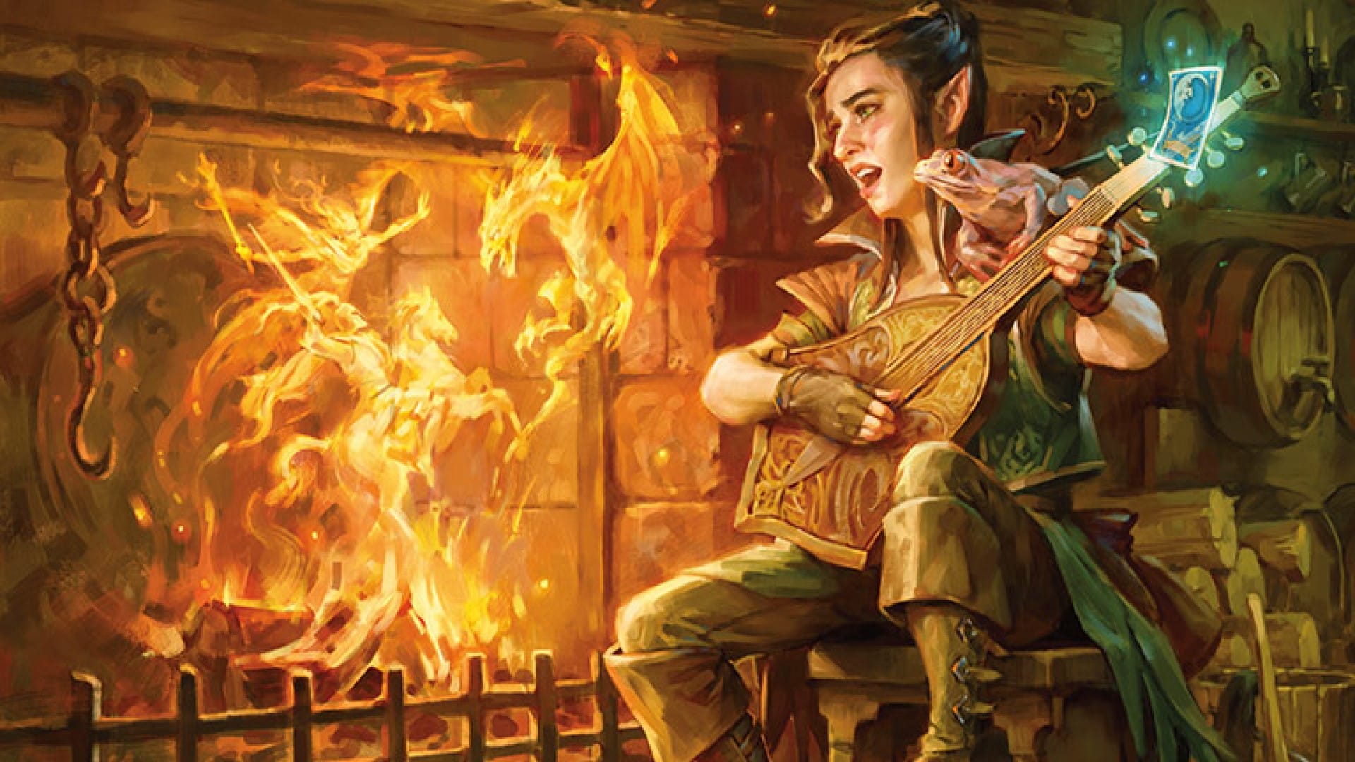 Artwork from the adventure In Scarlet Flames for Dungeons and Dragons