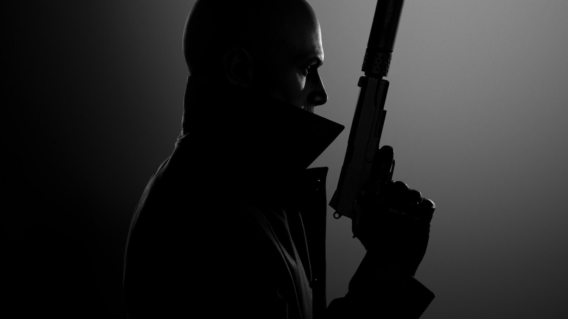 Agent 47 in profile in IO Interactive's Hitman 3