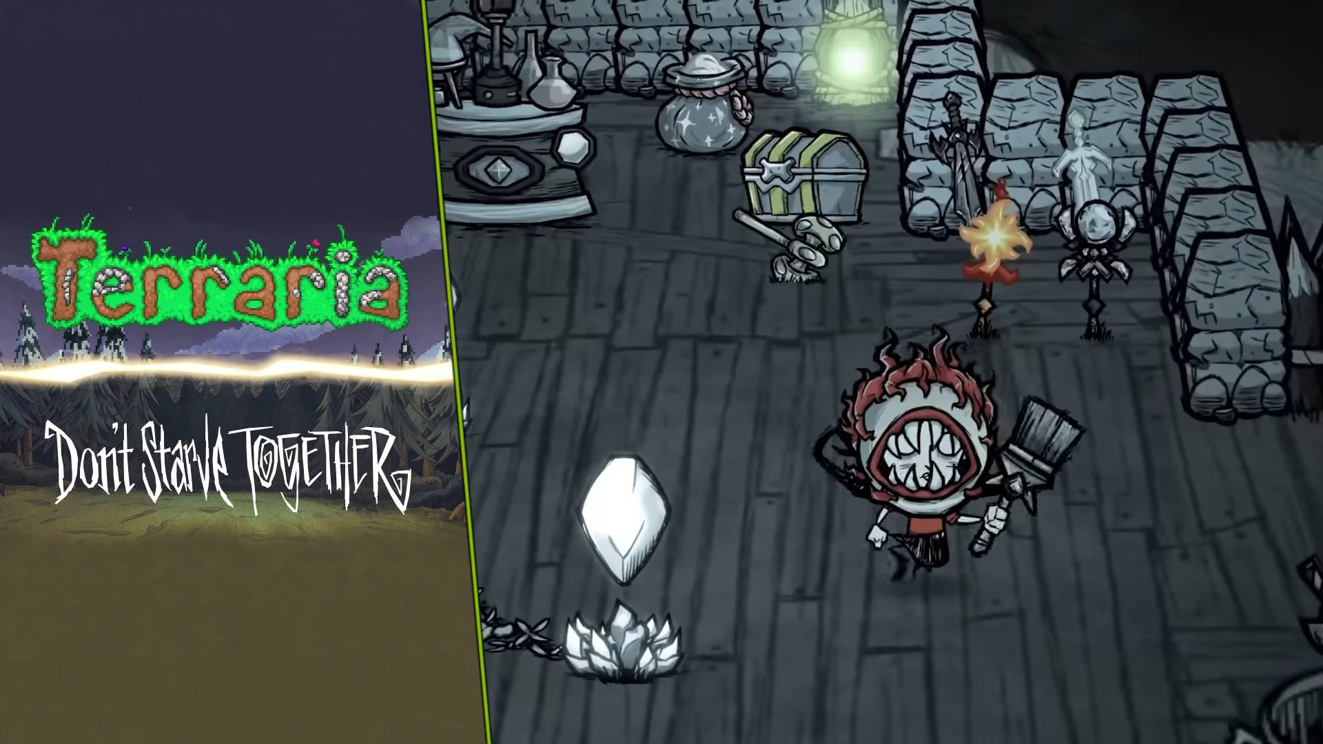 Terraria x Don't Starve Together Update cover