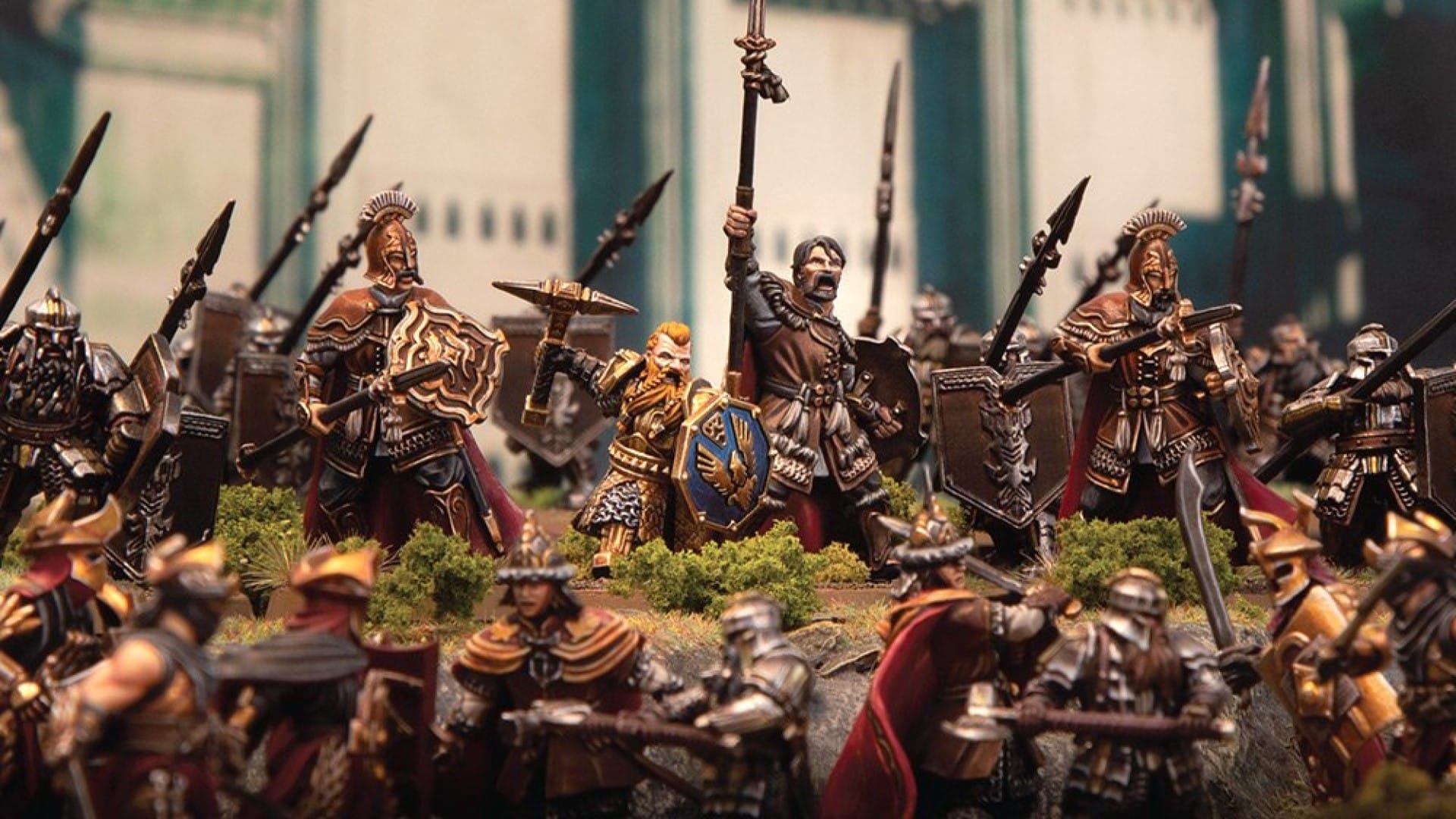 An image of a group of miniatures from Middle-earth: The Strategy Game