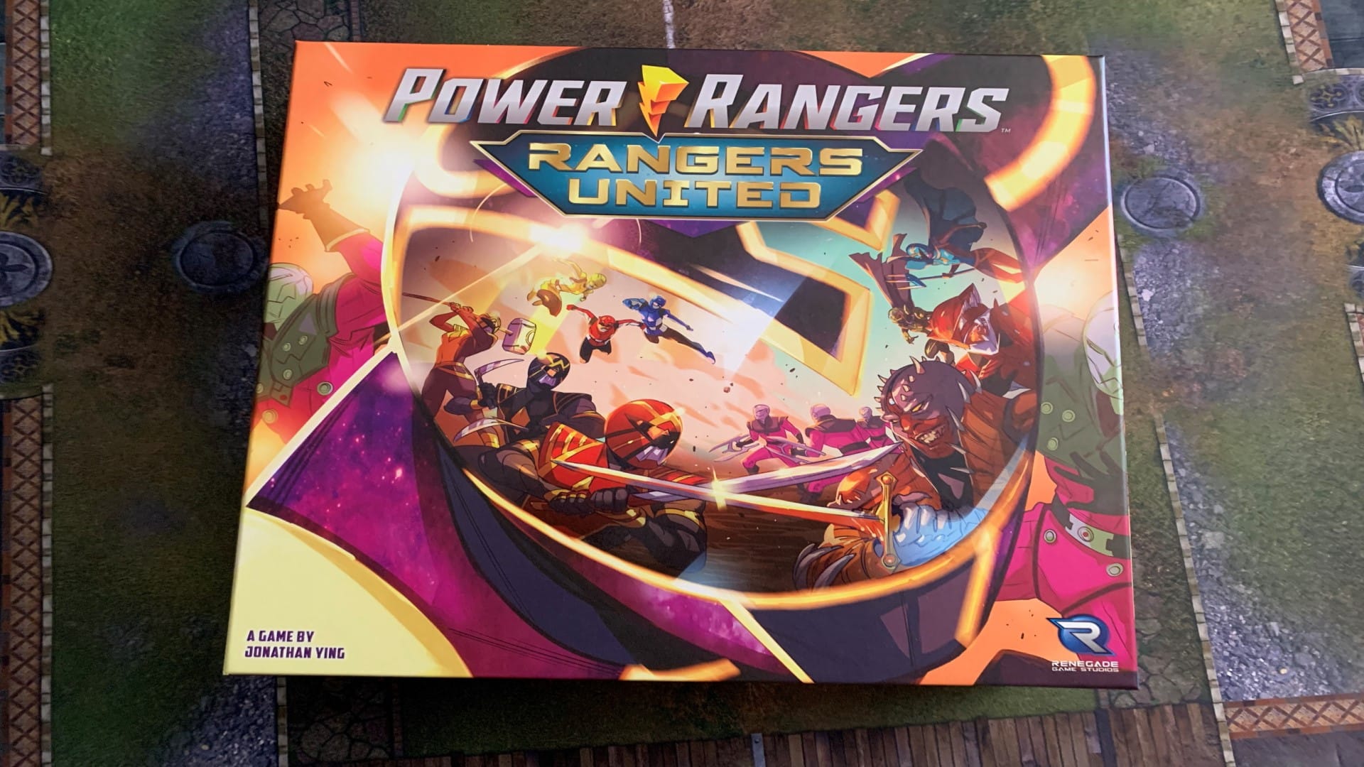 The box art for the Rangers United expansion for Heroes of the Grid