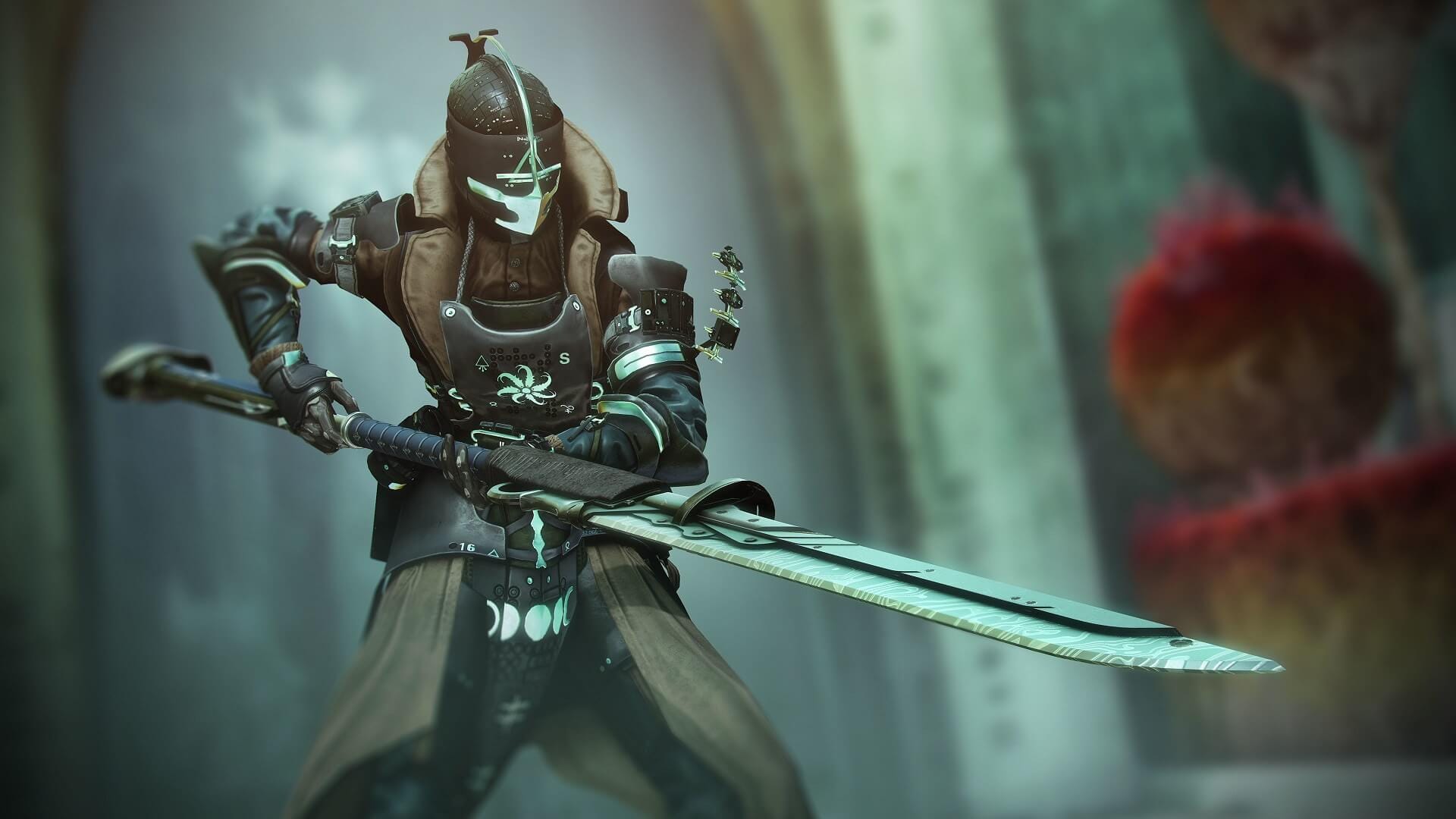A Guardian wielding a glaive in Destiny 2: The Witch Queen