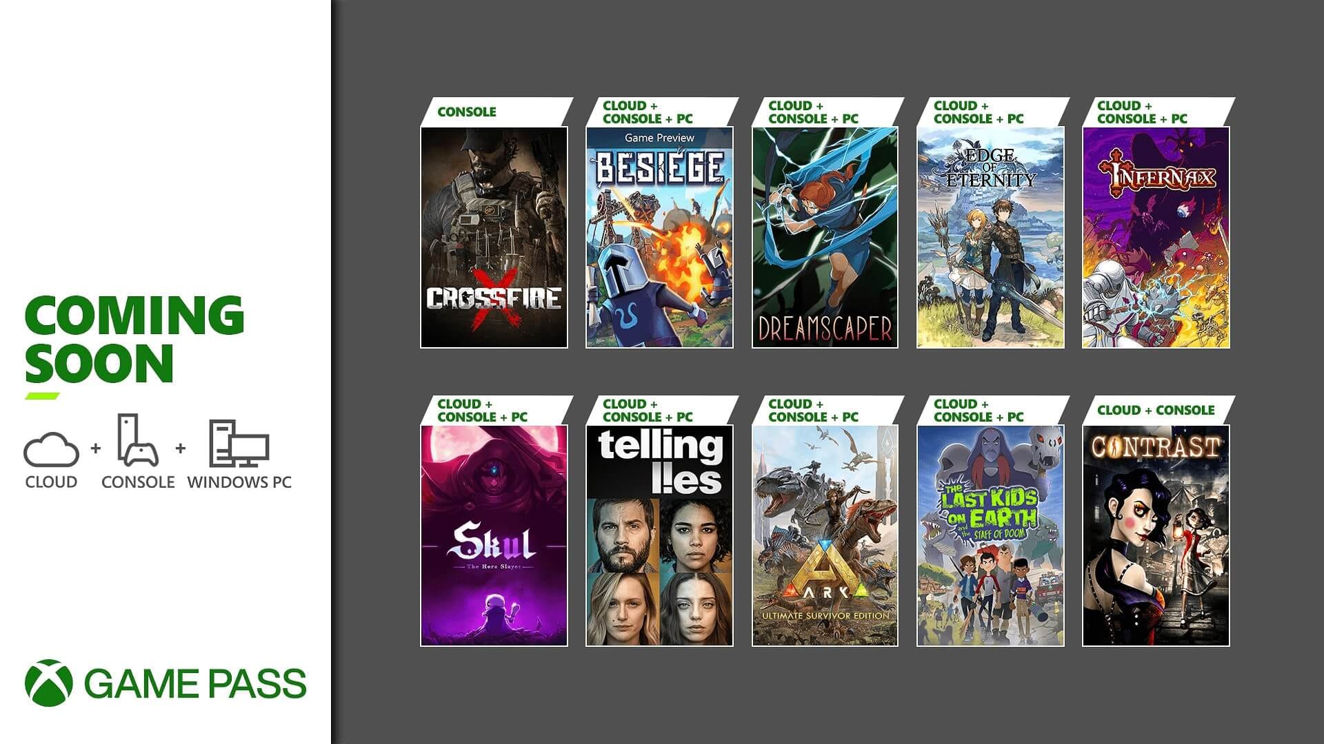 The Xbox Game Pass February 2022 lineup