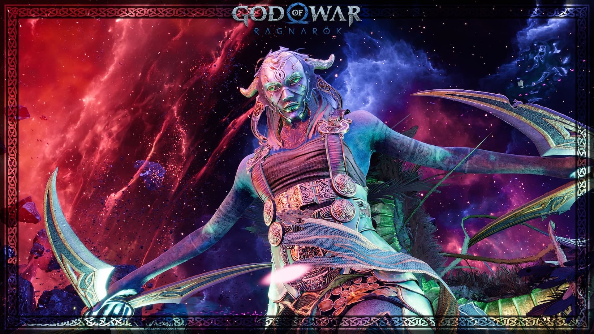 God of War Ragnarök Wallpaper 4K, PlayStation 5, Kratos, Freya