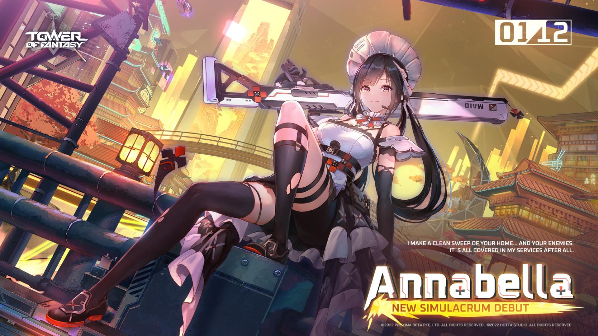 Tower of Fantasy Reveals Battle Maid Annabella's Gameplay in New Trailer