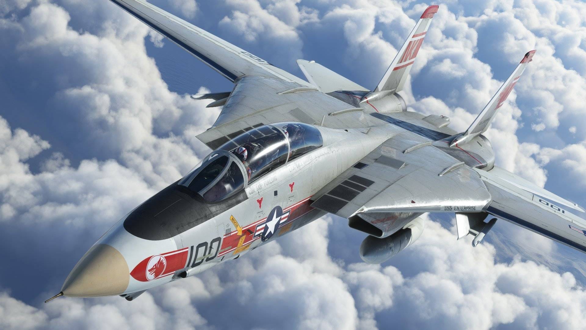 Microsoft Flight Simulator F-14 Tomcat, Taiwan Taoyuan International Airport, and More Released