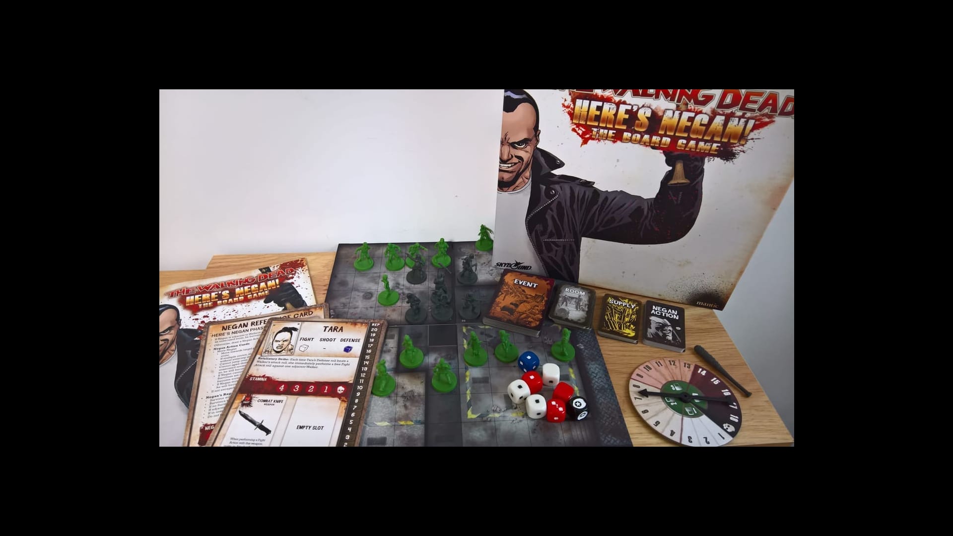 On The Tabletop Here's Negan - The Walking Dead Board Game 