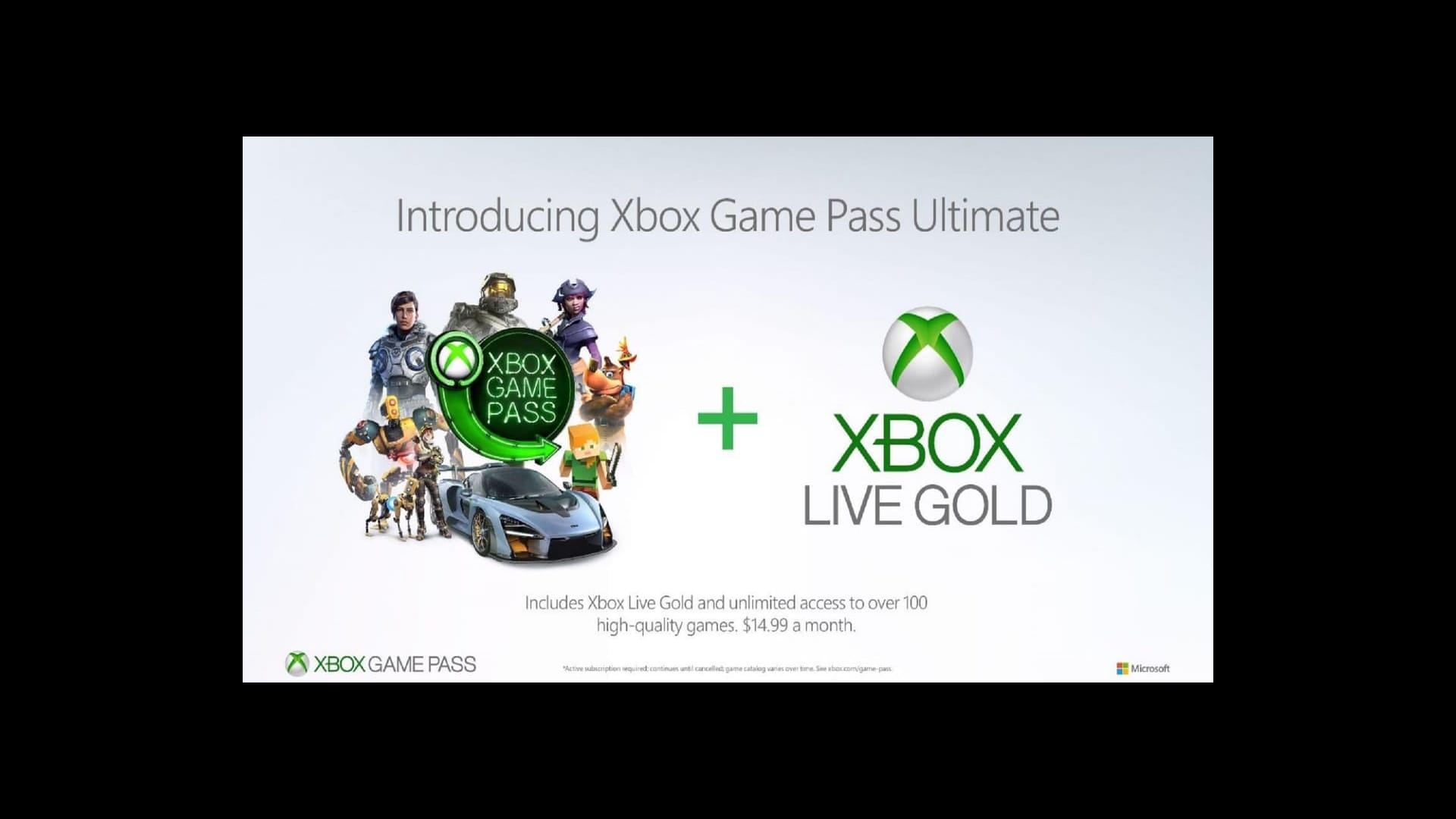 Xbox Game Pass Ultimate Announced Combining Game Pass And Live