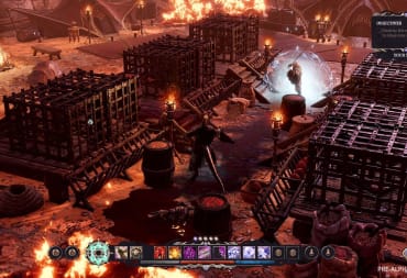 An in-game screenshot of Divinity: Fallen Heroes