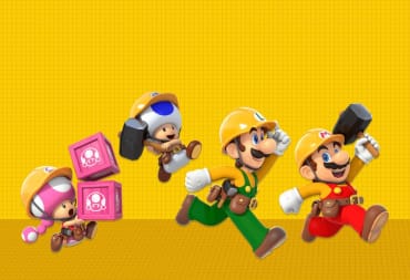 Mario Maker 2 Multiplayer Mario and friends running