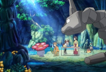 Pokemon Masters end game cookout in forest
