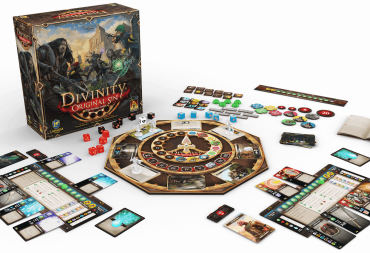 Board game components for Divinity Original Sin the Board Game